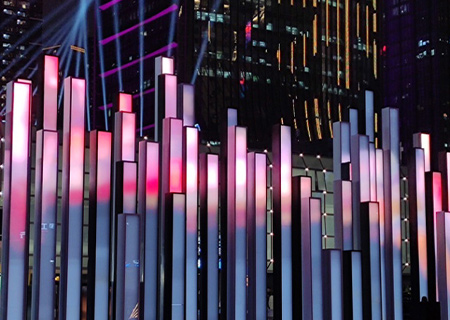 悟空体育创意屏之罗湖钢琴屏项目